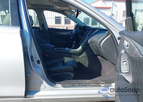 2016 Infiniti Q50 3.0T Red Sport 400 from USA, damaged, VIN JN1FV7ARXGM451377